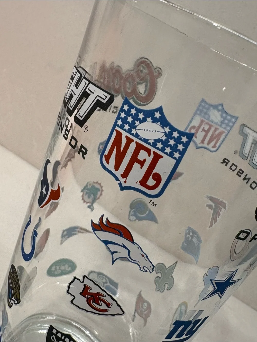 NFL x Coors Light Collectible Pint Beer Glass